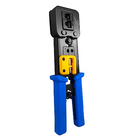 Alicate Crimpagem De Cabos Conector Rj45 Passagem Ez Crimp