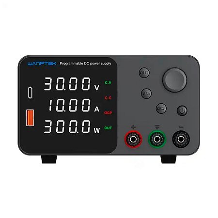 Fonte de Bancada Wanptek TPS3010 30V 10A 300W