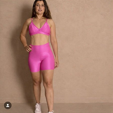 Short Básico Alta Compressão, Top Costas finas