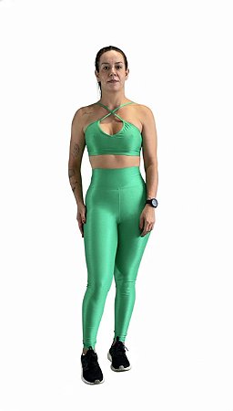 Conjunto Legging Básica, Top um x frente