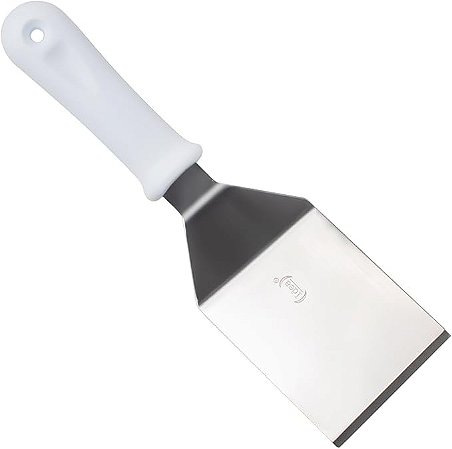 Espátula Inox Para Lanches Chapa E Cozinha 75mm