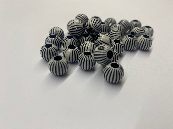 10 Miçangas de pesca Sorocaba Tradicional Branca