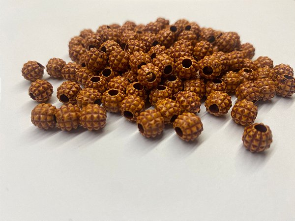 Miçangas Pesca Abacaxi Caramelo 10 Unidades