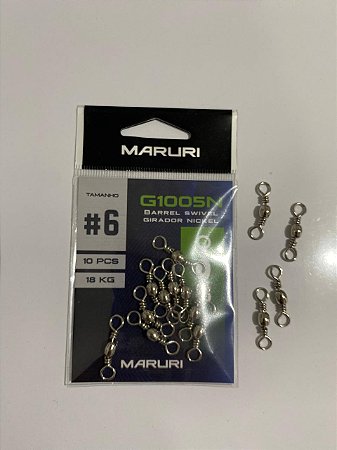 Girador Maruri Nickel tamanho 06 com 10 unidades