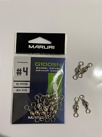 Girador Maruri Nickel tamanho 04 com 10 unidades