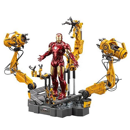 Action Figure Iron Man Mark IV Suit-Up Gantry - Marvel
