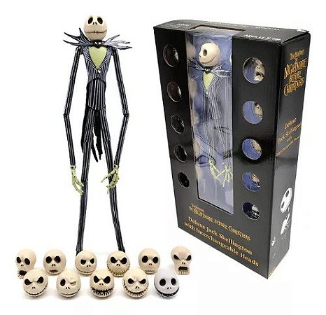 Action Figure Jack Skellington Deluxe - O Estranho Mundo de Jack