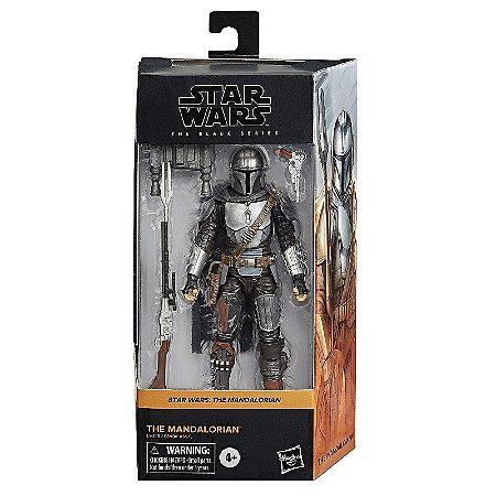Action Figure Mandalorian Silver Star Wars - Hasbro