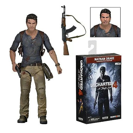 Action Figure Nathan Drake Uncharted - Neca Toys