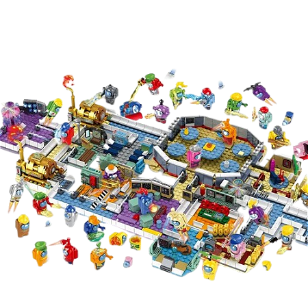 Among Us Aventura Cósmica - Mega Kit de montar com 1488 Peças