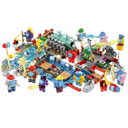 Among Us Desafio Galáctico - Kit de Montar com 982 Peças