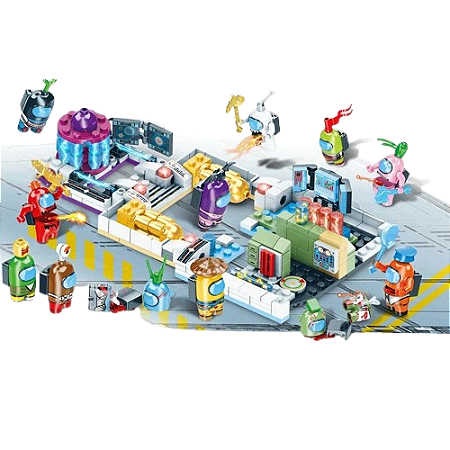 Among Us Missão Espacial - Kit de Montar com 360 Peças