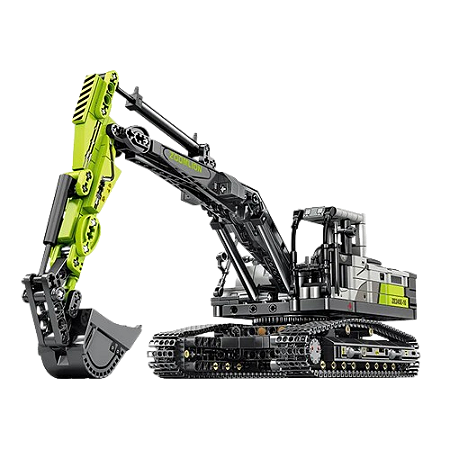 Blocos de Montar Escavadeira 40Cm - MOC