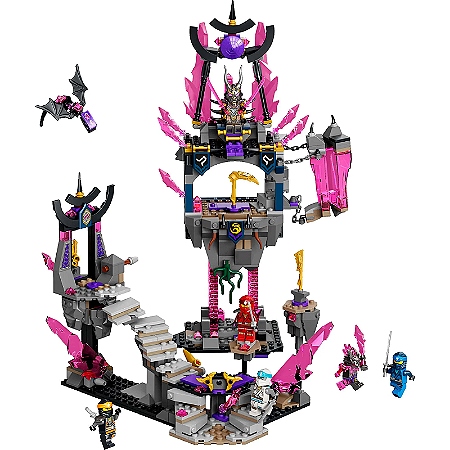 Blocos de Montar O Templo do Rei de Cristal Ninjago