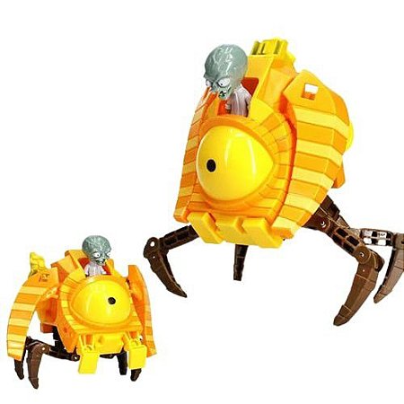 Boneco Dr. Zumbão Robô Egípcio Plants Vs Zombies