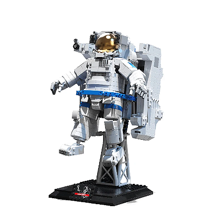 Conjunto Blocos de Montar Astronauta 32cm - Exploração do Espaço