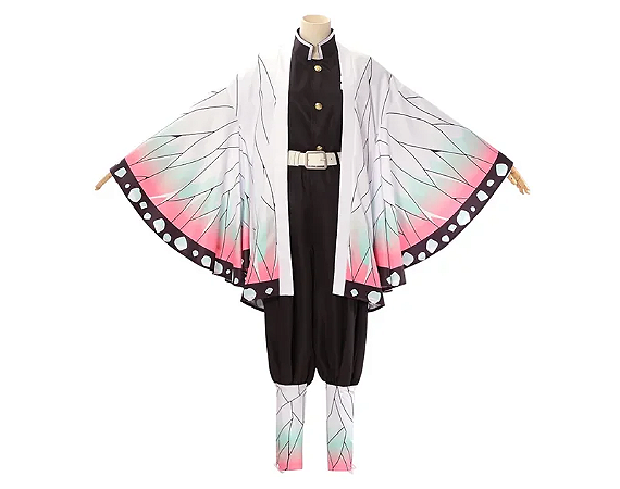 Cosplay Completo Shinobu Kocho Kimetsu no Yaiba - Infantil