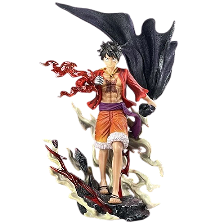 Estátua Monkey D. Luffy 30cm Onigashima Battle - One Piece