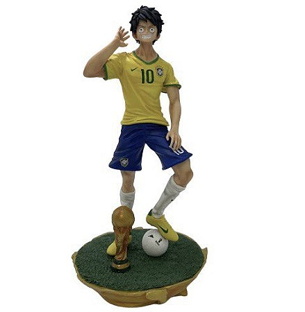 Estátua Monkey D. Luffy Versão Neymar Jr - One Piece