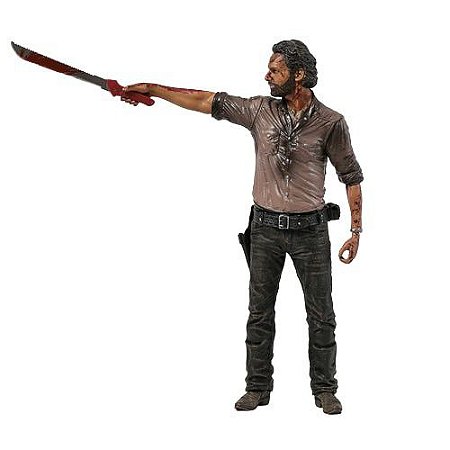 Estátua Rick Grimes Vigilante Edition The Walking Dead