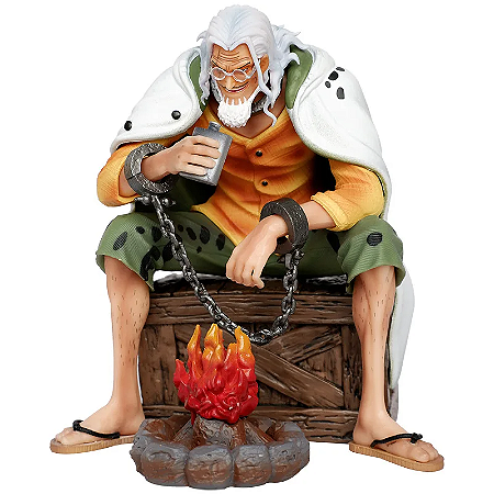 Estátua Silvers Rayleigh Seated Com LED - One Piece
