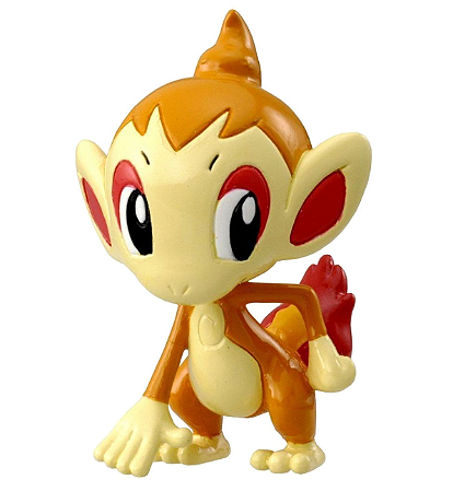 Figure Chimchar Pokémon Monster Collection - Original Takara Tomy