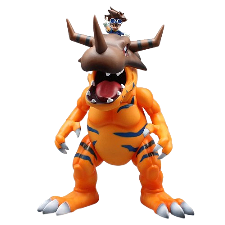 Figure Greymon e Tai 30cm - Digimon