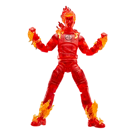 Figure Human Torch Quarteto Fantástico Filme 2025 Marvel Legends - Original Hasbro