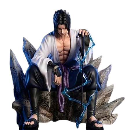 Figure Sasuke Uchiha Seated Marca da Maldição - Naruto Shippuden