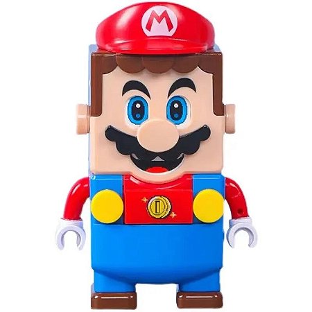 Figure Super Mário MOC - Blocos de Montar