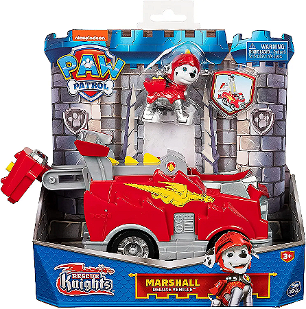 Marshall Deluxe Vehicle Rescue Knights Patrulha Canina - Nickelodeon