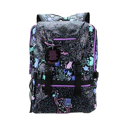 Mochila escolar Cat Reach For The Stars Original Smiggle