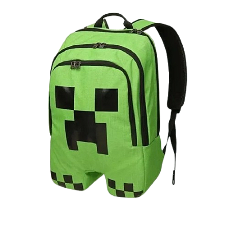 Mochila Escolar Creeper Minecraft