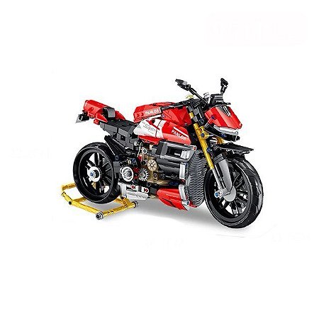 Moto Ducati V4SP - Blocos de Montar