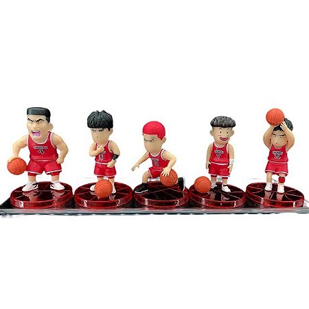 Pack 5 Figures Slam Dunk Red Team - Animes