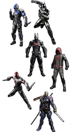 Pack 6 Figures Batman Arkham Knight Dc Comics - Original F5