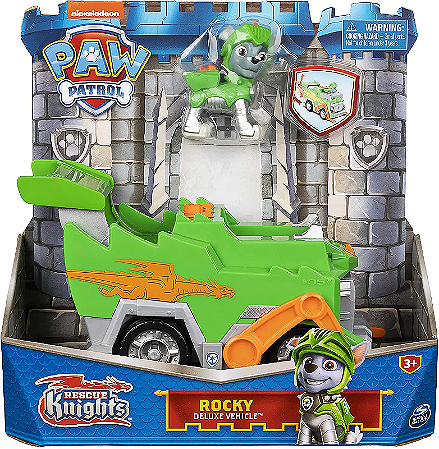 Rocky Deluxe Vehicle Rescue Knights Patrulha Canina - Nickelodeon