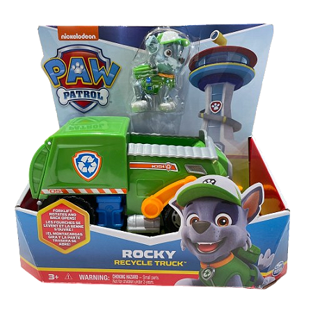 Rocky Recycle Truck Carro de operações Patrulha Canina - Nickelodeon