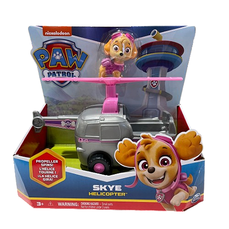 Skye Helicopter Carro de operações Patrulha Canina - Nickelodeon
