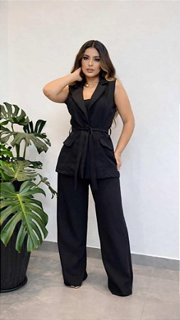 Conjunto colete e calça