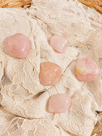 QUARTZO ROSA - 3cm a 4cm