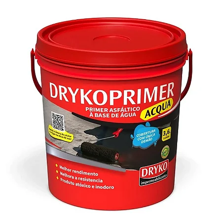 Primer Asfáltico Drykoprimer para Mantas Base Água