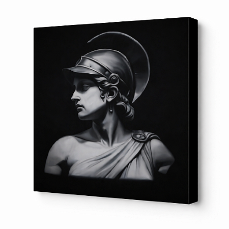 Painel Pintado à Mão 60x60 - Gladiadora