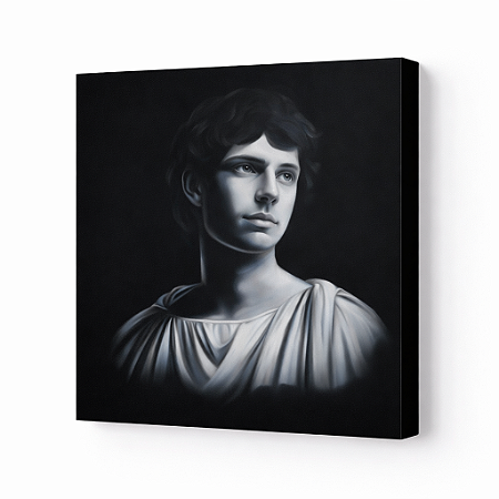 Painel Pintado à Mão 60x60 - Rapaz