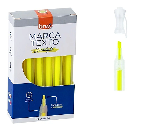 MARCA-TEXTO NEON AMARELO BRW