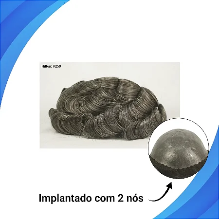Protese capilar micro pele Hilton 20X25 COR: 1B 50 %
