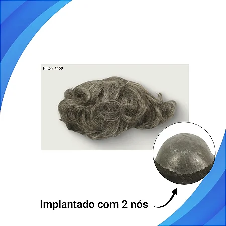 Protese capilar micro pele Hilton 20X25 COR: 4 50%