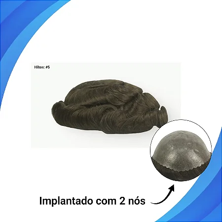 Protese capilar micro pele Hilton 20X25 COR: 5