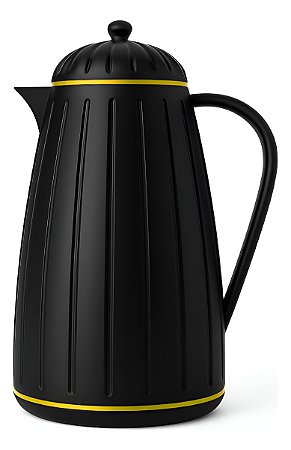 Garrafa Térmica Café Chá Preta 1l Carrossel Wolff Preto