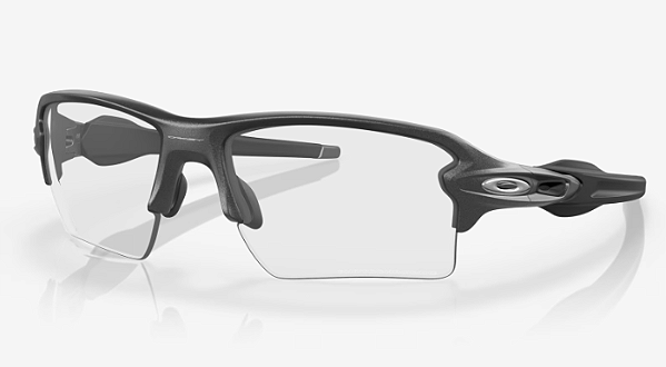 Óculos Flak® 2.0 XL Clear to Black Iridium Photochromic , Armação Steel